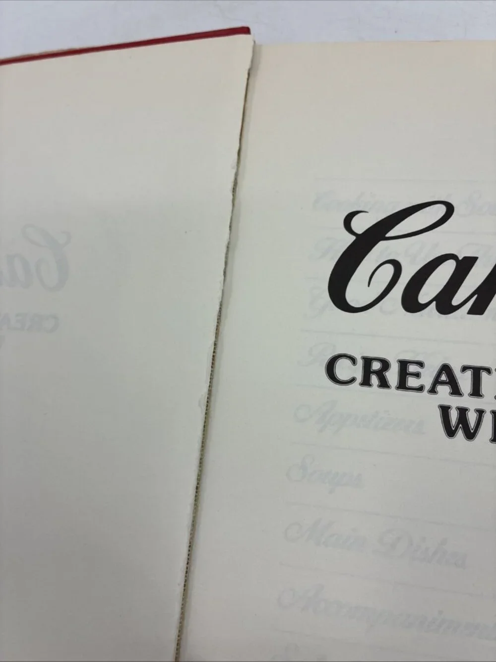 Campbell's Creative Cooking with Soup Cookbook 1985 Vintage Recipes Hardcover